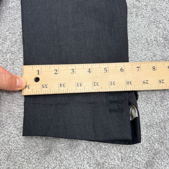 Ermenegildo Zegna Trofeo Suit Blazer Jacket Men 42R Dark Gray Double Vented Work - Picture 11 of 13